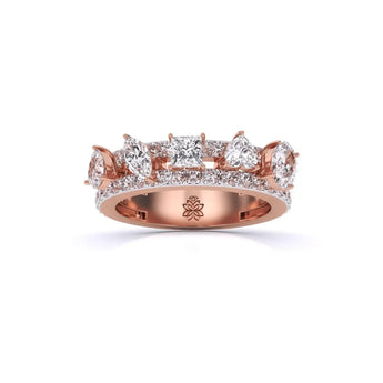 Buy Cocktail Diamond Eternity Ring from Ivana Jewels Best lab grown diamond jewellery brand