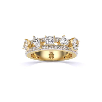 Buy Cocktail Diamond Eternity Ring from Ivana Jewels Best lab grown diamond jewellery brand
