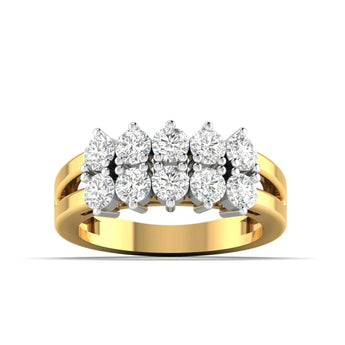 1.10 Carat Diamond Five Stone Band - Best Lab Grown Diamond.