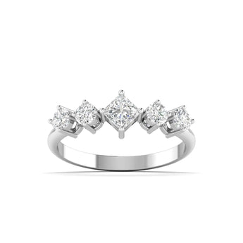 Buy Floral Coronet Diamond Eternity Ring from Ivana Jewels Best lab grown diamond jewellery brand