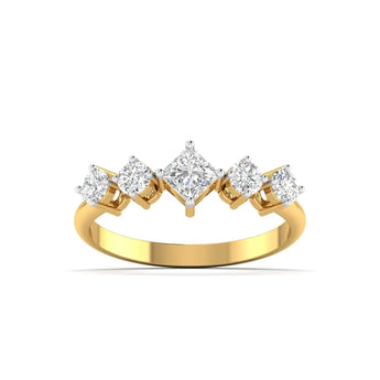 Buy Floral Coronet Diamond Eternity Ring from Ivana Jewels Best lab grown diamond jewellery brand