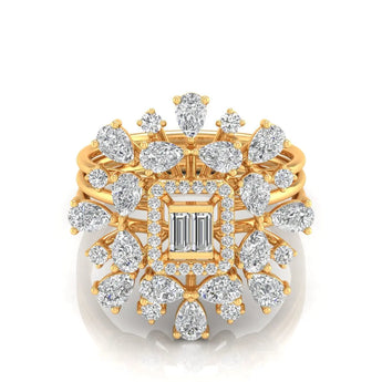 Buy Floret Diamond Cocktail Ring at Ivana Jewels Best lab grown diamond jewellery brand
