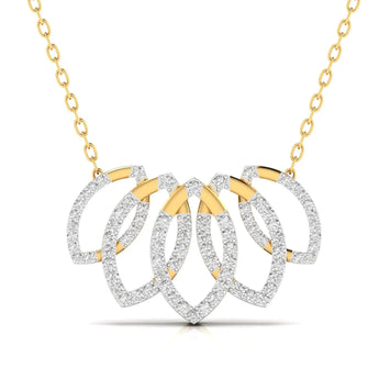 Buy Flowing Diamond Pendant Online from Ivana Jewels Best lab grown diamond jewellery brand