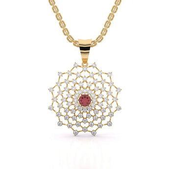 Buy Geometric Diamond Pendant Online from Ivana Jewels Best lab grown diamond jewellery brand