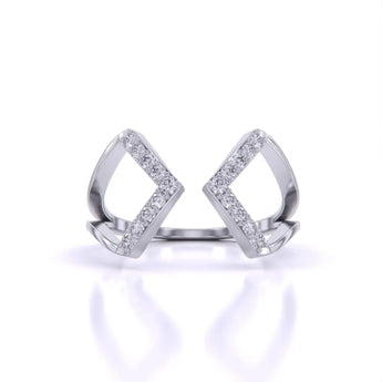Buy Geometric Casual Diamond Ring at Ivana Jewels Best lab grown diamond jewellery brand
