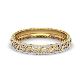Buy 5 Carat Gold Diamond Bangle Online from Ivana Jewels Best lab grown diamond jewellery brand