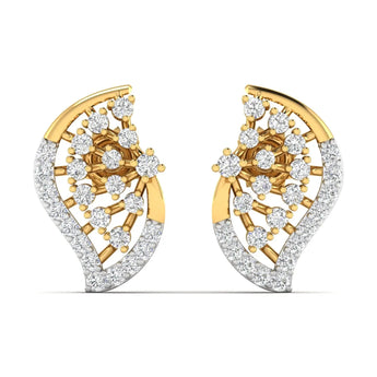 Glittery Glory Diamond Earrings Best lab grown diamond jewellery brand