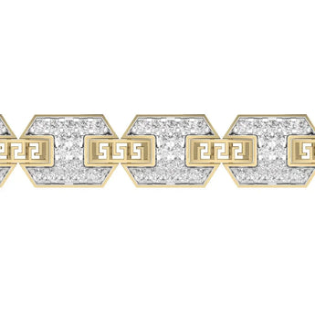 Buy Chain Diamond Gold Bracelet for Men | Ivana Jewels Best lab grown diamond jewellery brand
