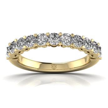 Buy Half Diamond Eternity Ring from Ivana Jewels Best lab grown diamond jewellery brand