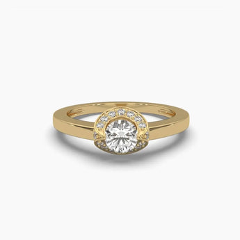 Buy Classic Diamond Engagement Ring from Ivana Jewels Best lab grown diamond jewellery brand
