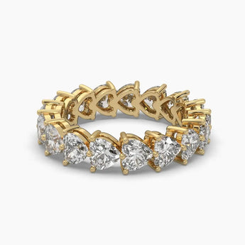Buy Heart Bliss Diamond Eternity Ring from Ivana Jewels Best lab grown diamond jewellery brand