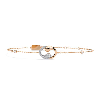 Buy Heartfelt Diamond Bangle Online from Ivana Jewels Best lab grown diamond jewellery brand
