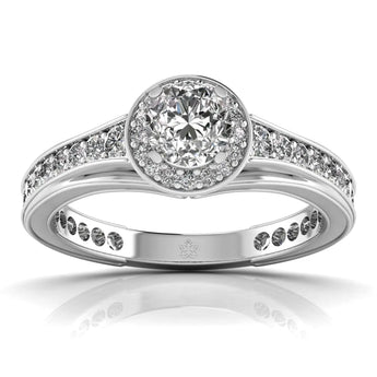 Buy Heavenly Diamond Engagement Ring from Ivana Jewels Best lab grown diamond jewellery brand