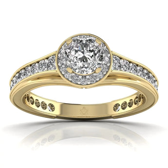 Buy Heavenly Diamond Engagement Ring from Ivana Jewels Best lab grown diamond jewellery brand