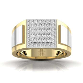 Buy Hunky Style Diamond Ring for Men from Ivana Jewels Best lab grown diamond jewellery brand