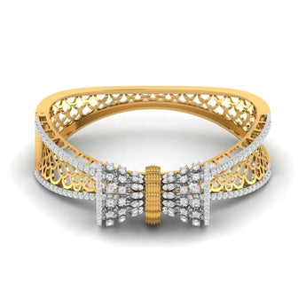 Buy 4 Carat Imperial Radiance Diamond Bangle Online from Ivana Jewels Best lab grown diamond jewellery brand