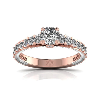 Buy Infinity Sparkle Diamond Engagement Ring from Ivana Jewels Best lab grown diamond jewellery brand
