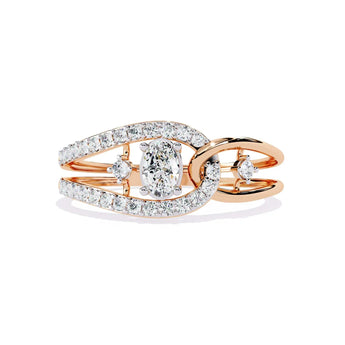 Buy Fine Solitaire Diamond Engagement Ring from Ivana Jewels Best lab grown diamond jewellery brand