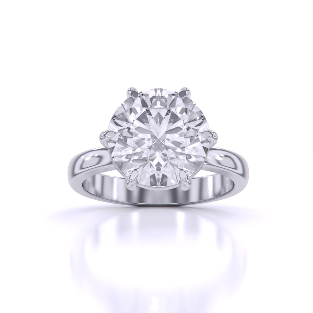 Casual 3.35 Carat Solitaire Ring