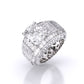 5.61 Carat Fashionable Solitaire Cushion Ring