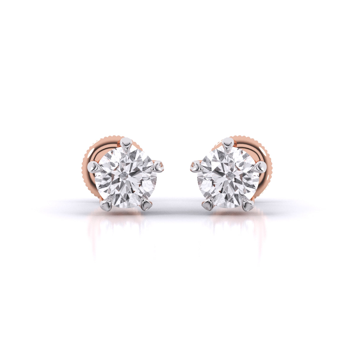 Solitaire Studs Earring For Her