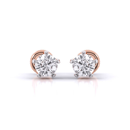 Solitaire Studs Earring For Her