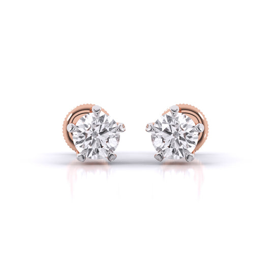 Solitaire Studs Earring For Her