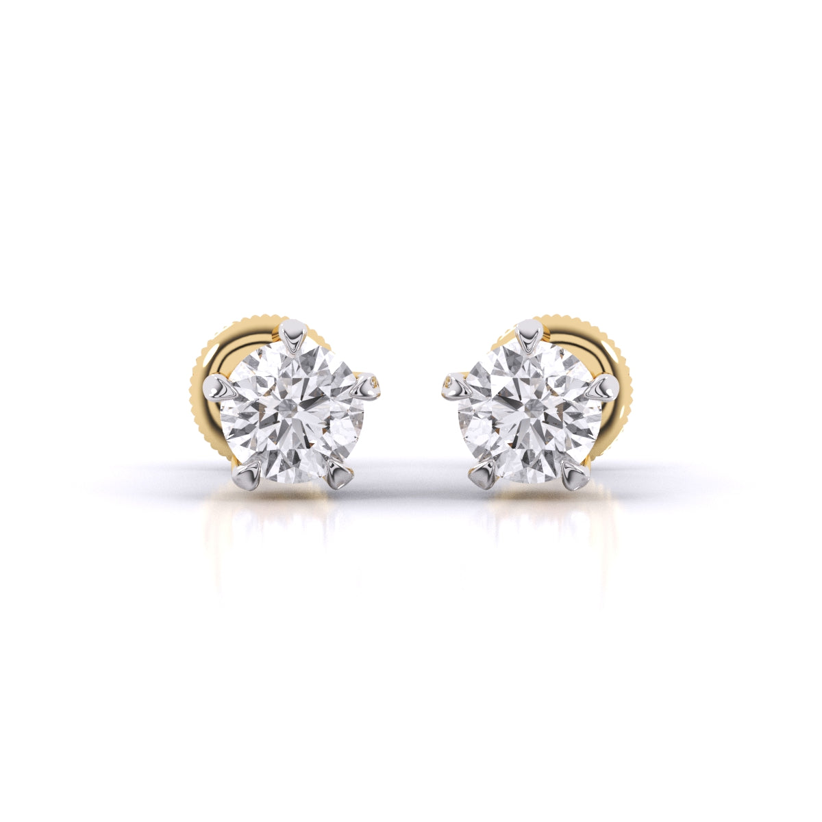 Solitaire Studs Earring For Her