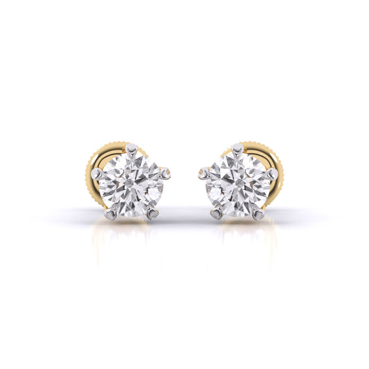 Solitaire Studs Earring For Her