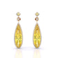 Coloured & Fancy Stone Drop Earring