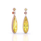 Coloured & Fancy Stone Drop Earring