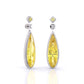 Coloured & Fancy Stone Drop Earring