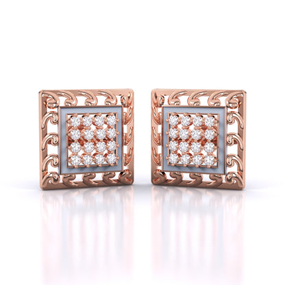 Square Treasured Earrings