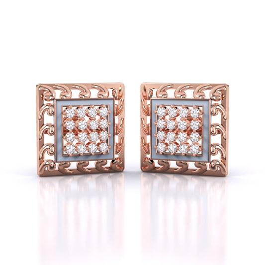 Square Treasured Earrings