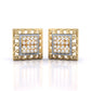 Square Treasured Earrings