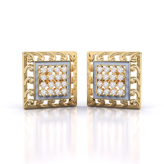 Square Treasured Earrings