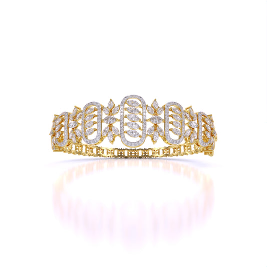 Sparkling Elegance Royal Cutwork Bracelet