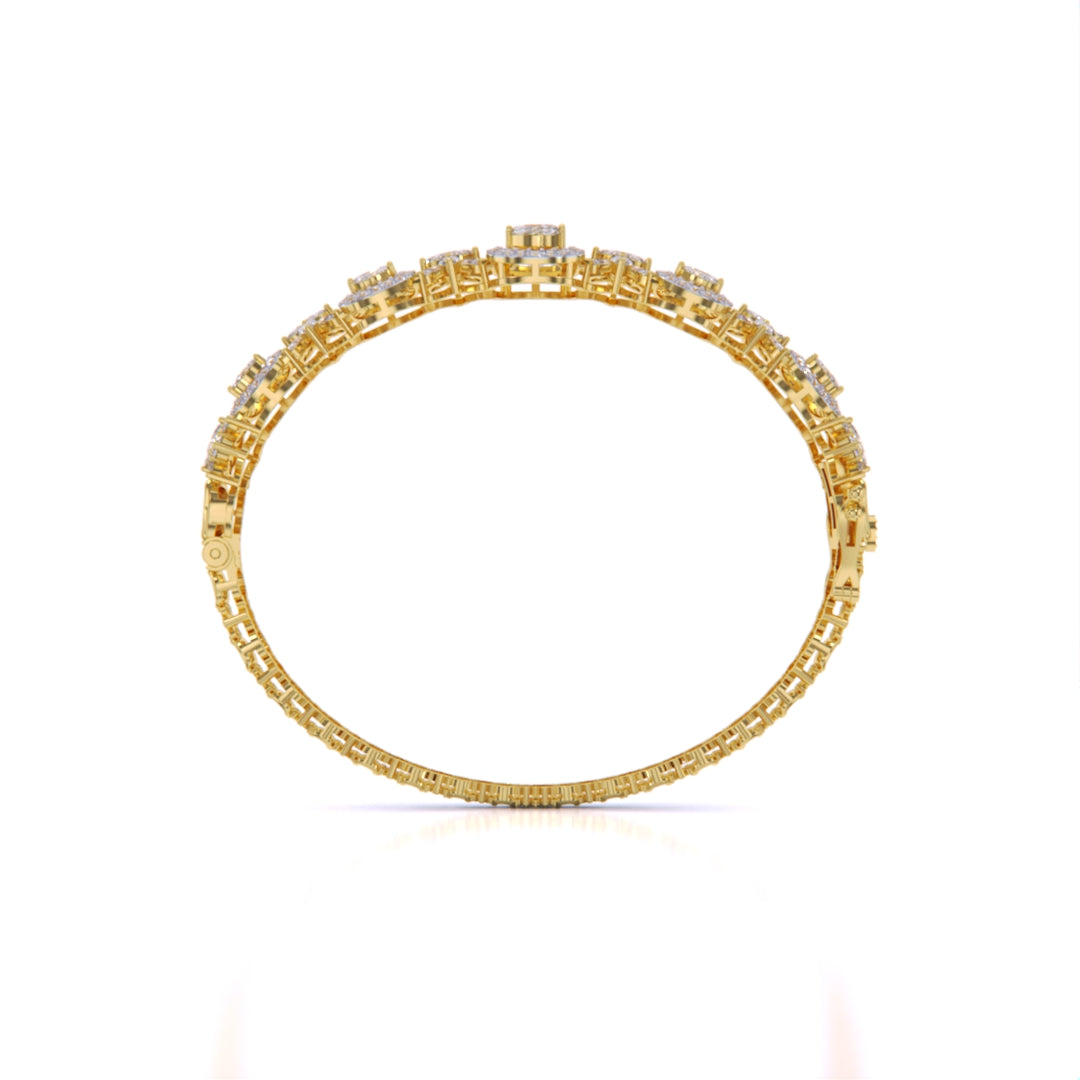 Sparkling Elegance Royal Cutwork Bracelet