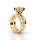 2 Carat Solitaire Entwined Diamond Ring