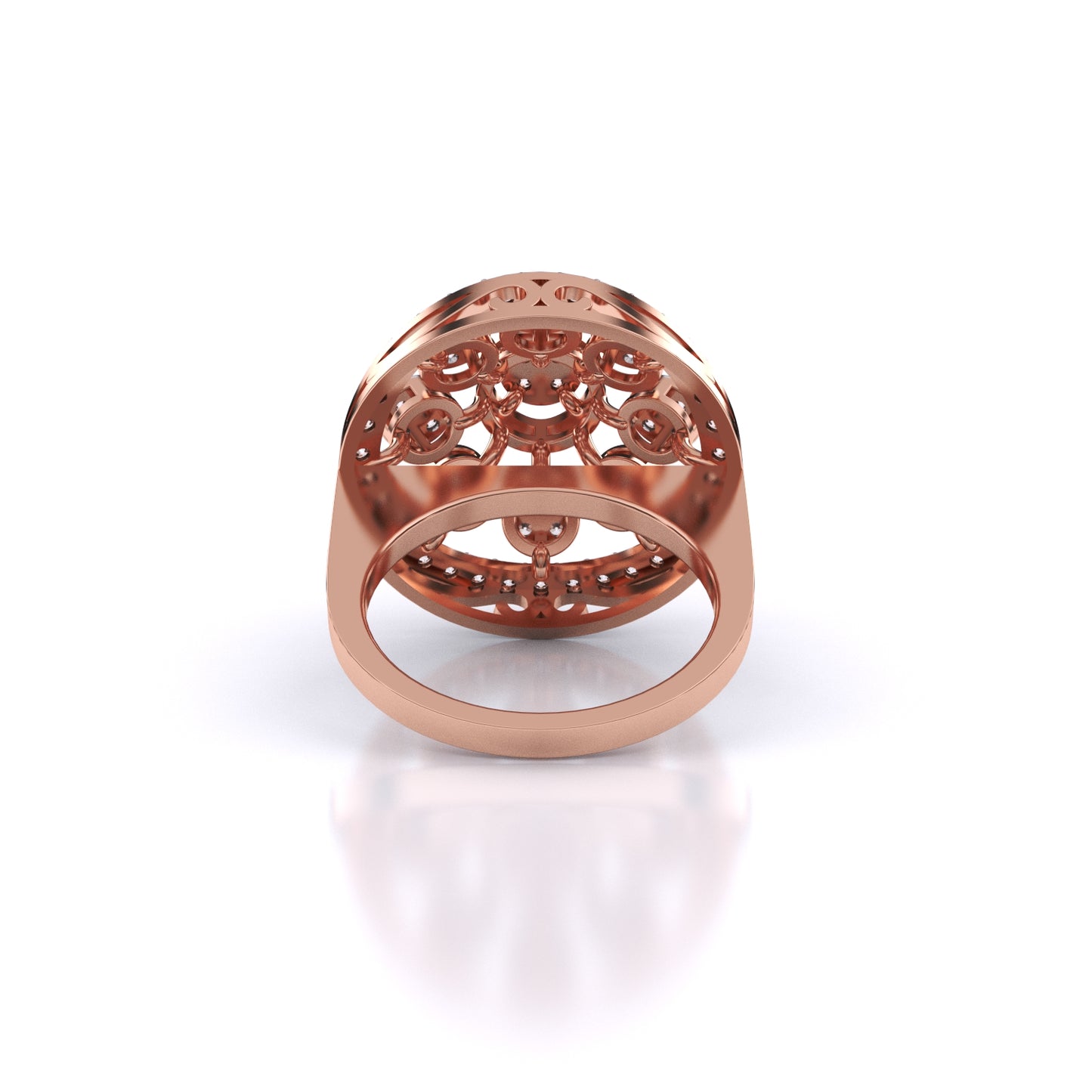 Golden Orbit Ring