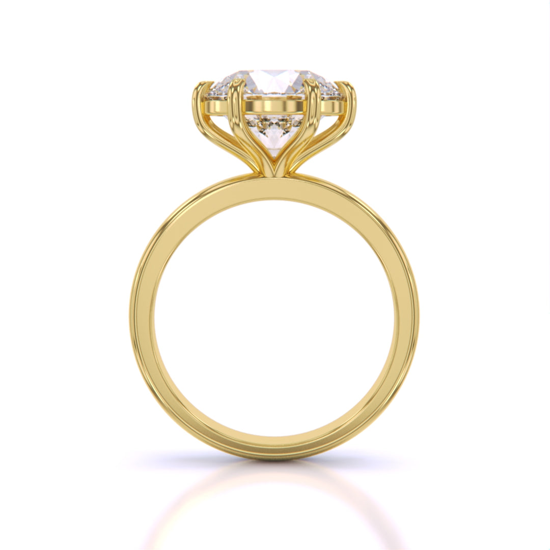 Casual 3.35 Carat Solitaire Ring