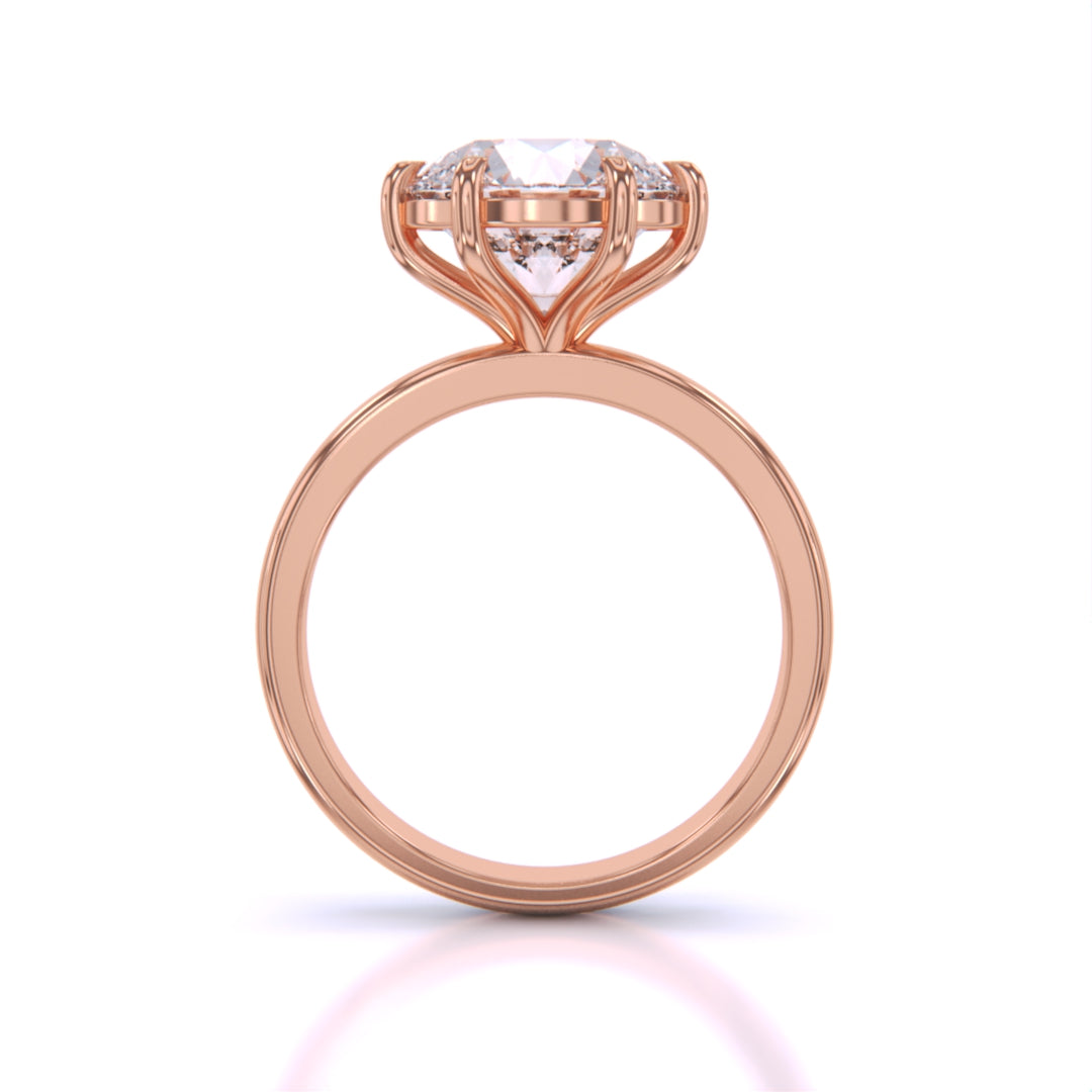 Casual 3.35 Carat Solitaire Ring