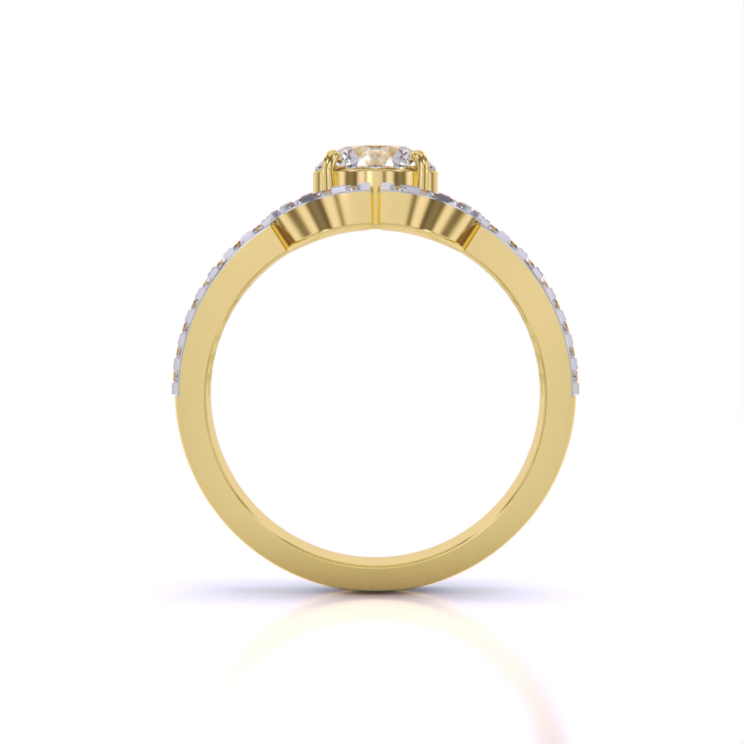 1 Carat Solitaire Fashion Ring