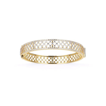 Buy Casual Party Wear Diamond Bangle Online from Ivana Jewels Best lab grown diamond jewellery brand
