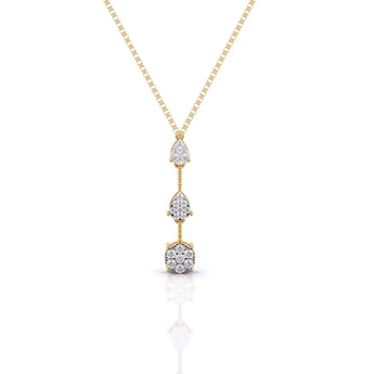 Buy Lumina Chains Diamond Minimalist Necklace at Ivana Jewels Best lab grown diamond jewellery brand