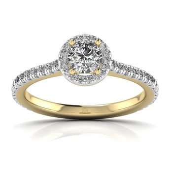 Buy Luminious Spark Diamond Engagement Ring from Ivana Jewels Best lab grown diamond jewellery brand