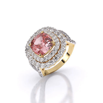 Buy Colour Diamond Engagement Ring from Ivana Jewels Best lab grown diamond jewellery brand