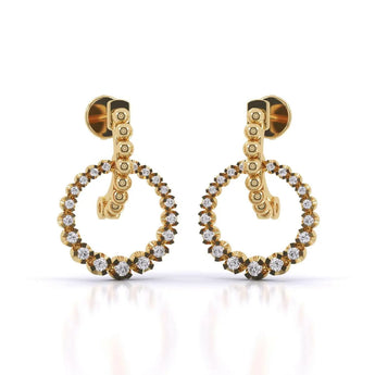 Buy Luxe Diamond Hoop Earring from Ivana Jewels Best lab grown diamond jewellery brand