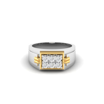 Luxe Men's Diamond Cluster Ring Best lab grown diamond jewellery brand