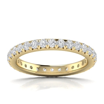 Buy Luxurious Diamond Eternity Ring from Ivana Jewels Best lab grown diamond jewellery brand